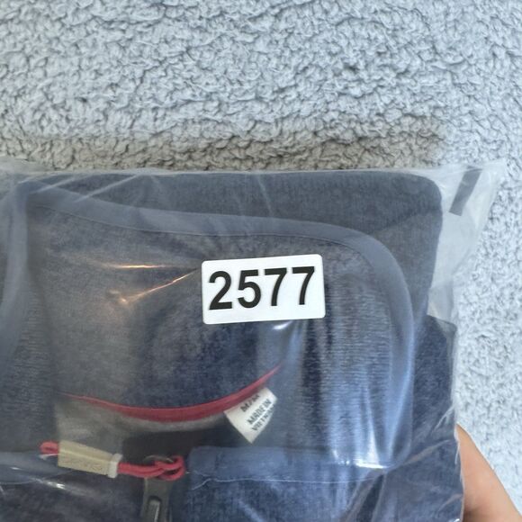 S Orvis Vest Mens Medium Blue Fleece Full Zip Outdoor Hunting Pockets - Picture 8 of 8